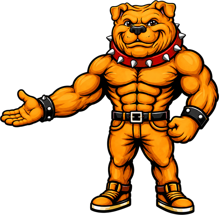 Digital Guard Dawg mascot