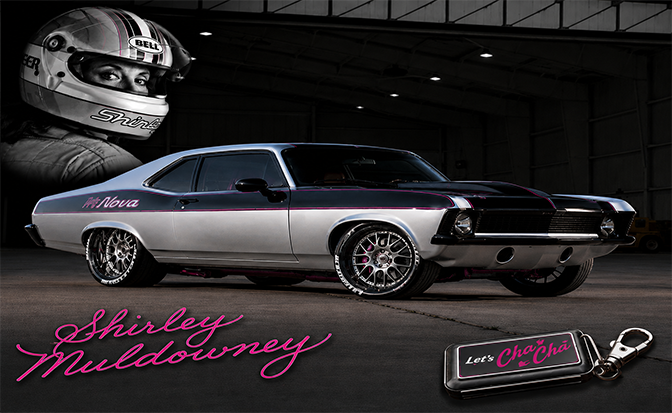 Drag racing champion Shirley Muldowney’s Cha Cha Nova with a Digital Guard Dawg keyless ignition system